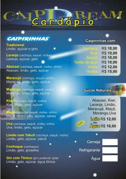 Cardápio