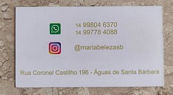 Cartão verso